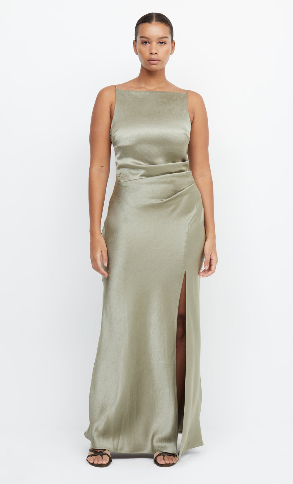 sage maxi dress